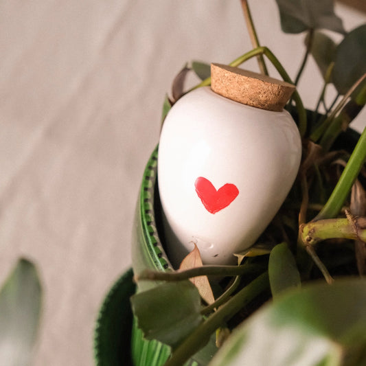 Olla - Blanc Coeur Rouge