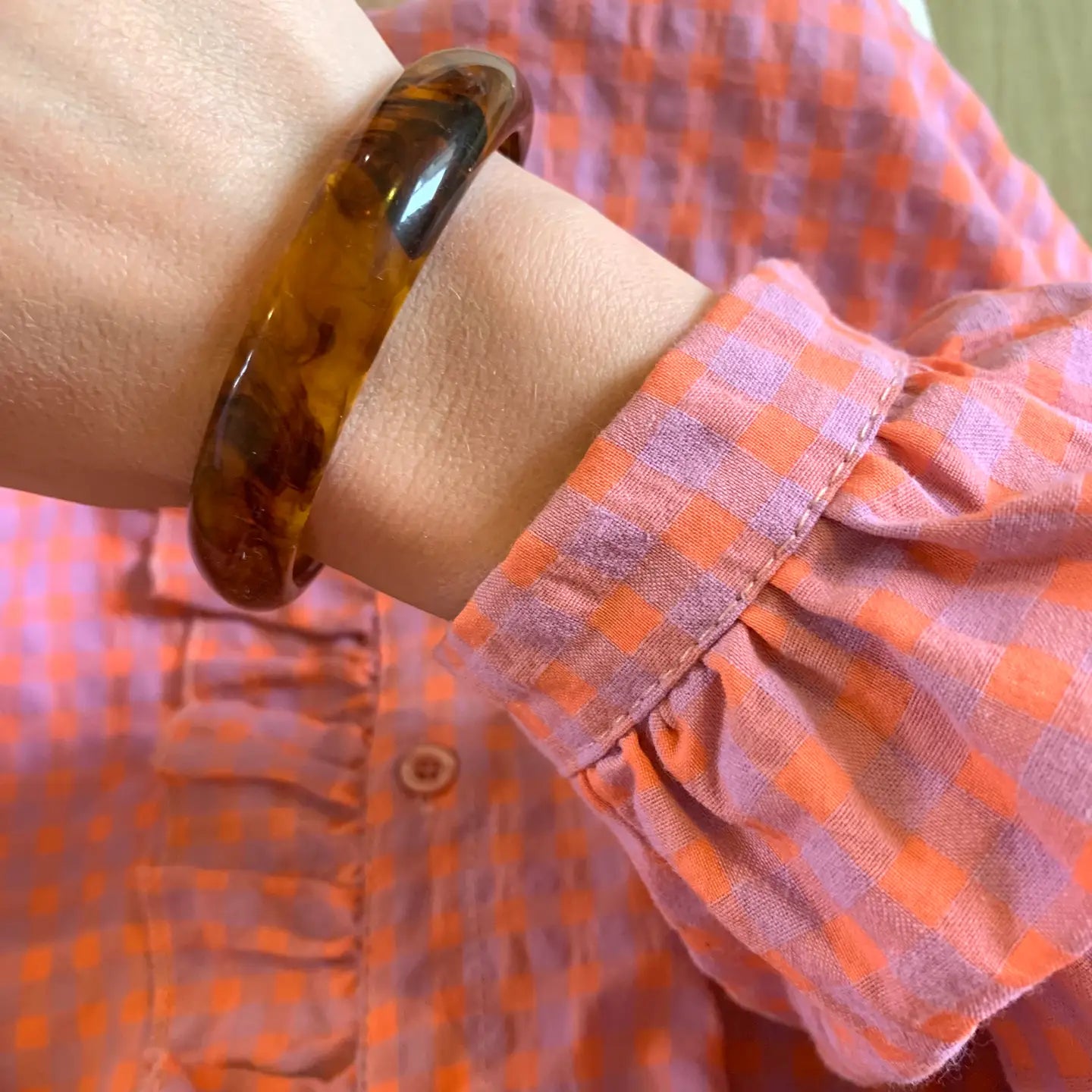 Jonc en Acétate de Cellulose - Marron