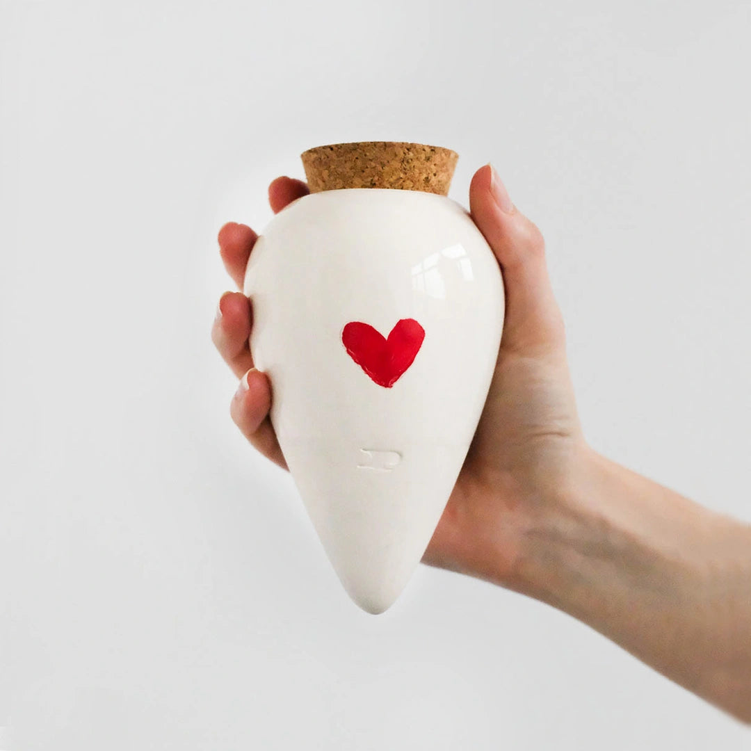 Olla - Blanc Coeur Rouge