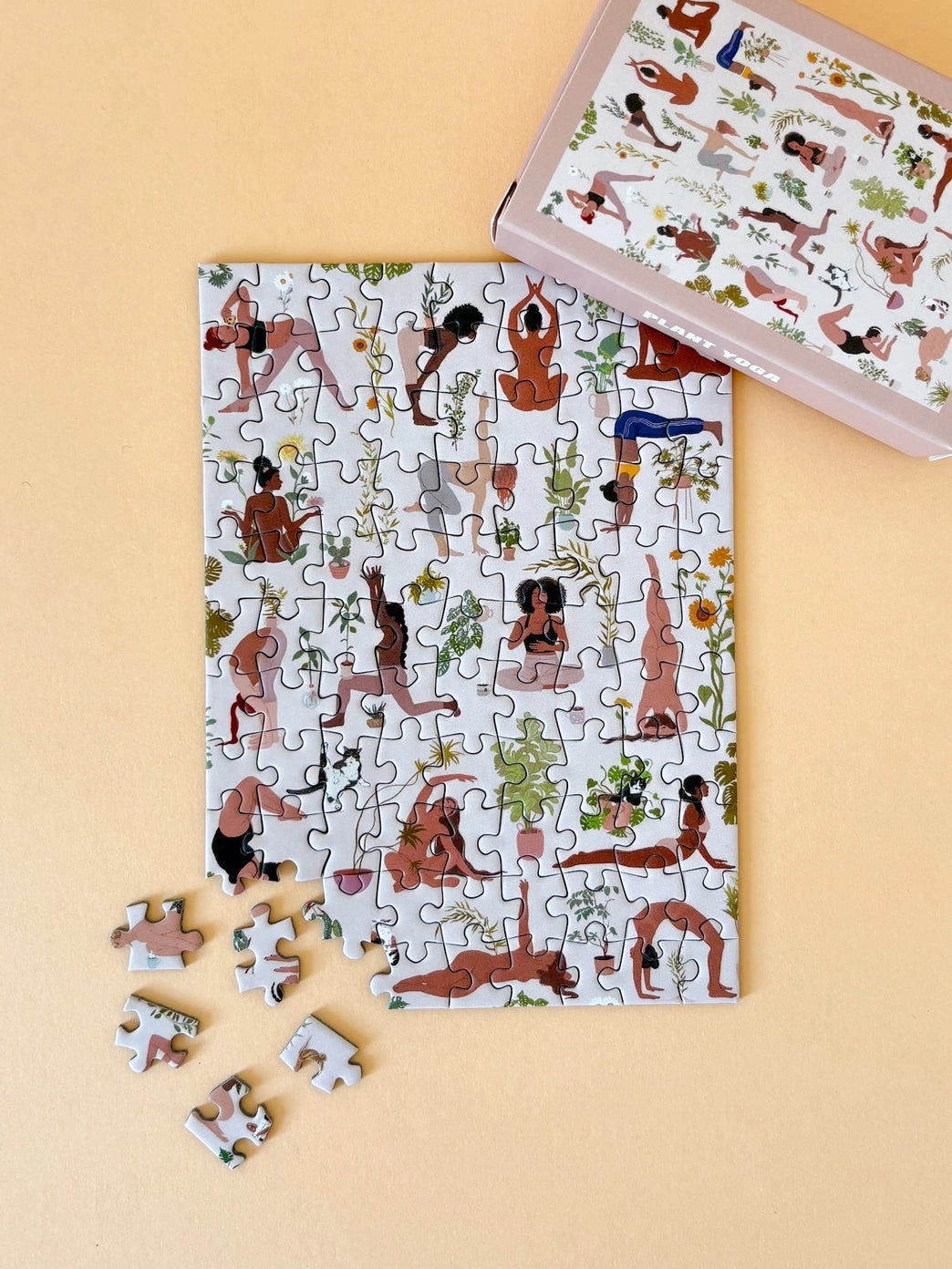 Mini Puzzle 99 pièces - Plant Yoga