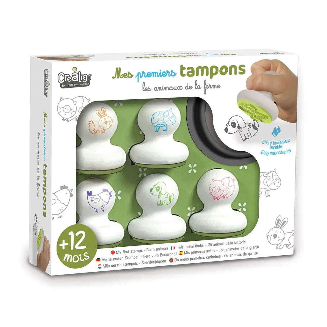 Mes premiers Tampons - Animaux de la Ferme - +12 mois