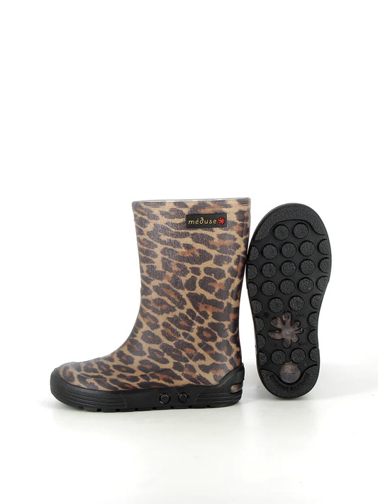 Bottes de pluie Méduse – Modèle Airdim Léopard Noir