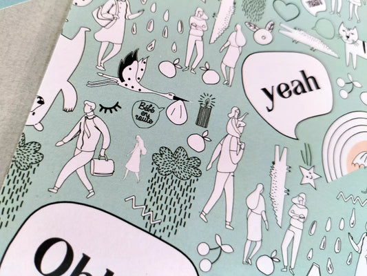Le poster Cherche & Trouve bébé en route