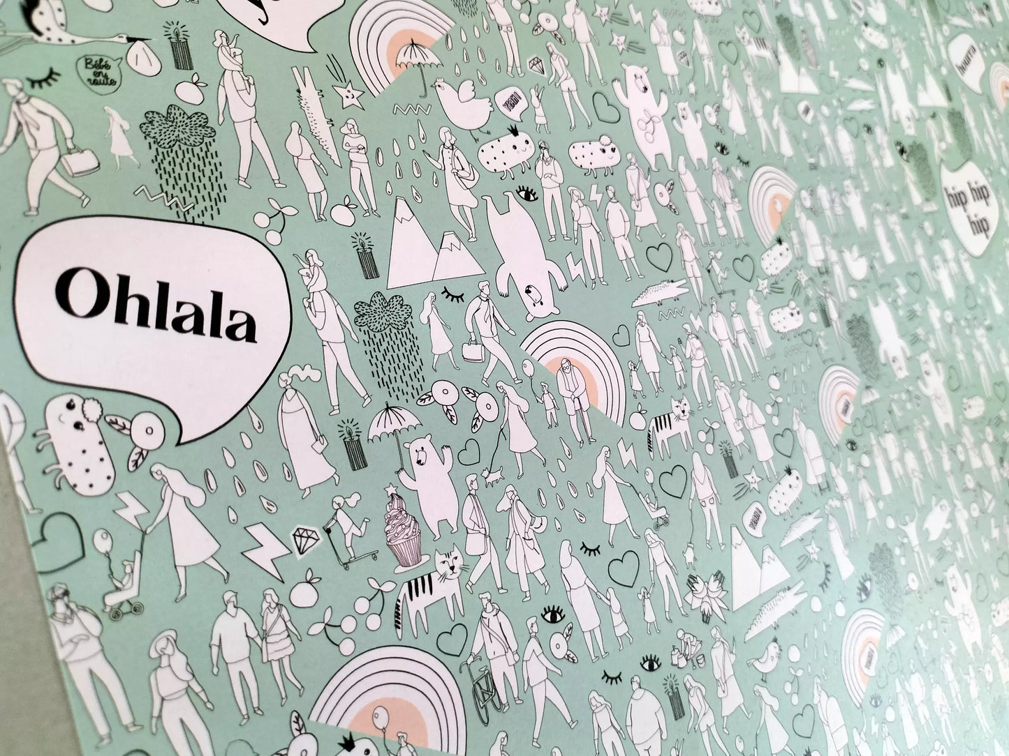 Le poster Cherche & Trouve bébé en route