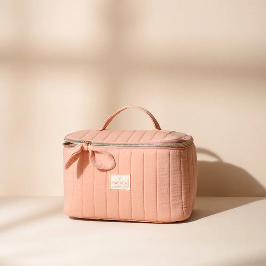 Vanity BACHCA – 100% Gaze de Coton Rose