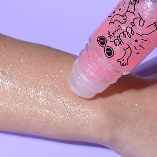 Gel Pailleté Corps Framboise