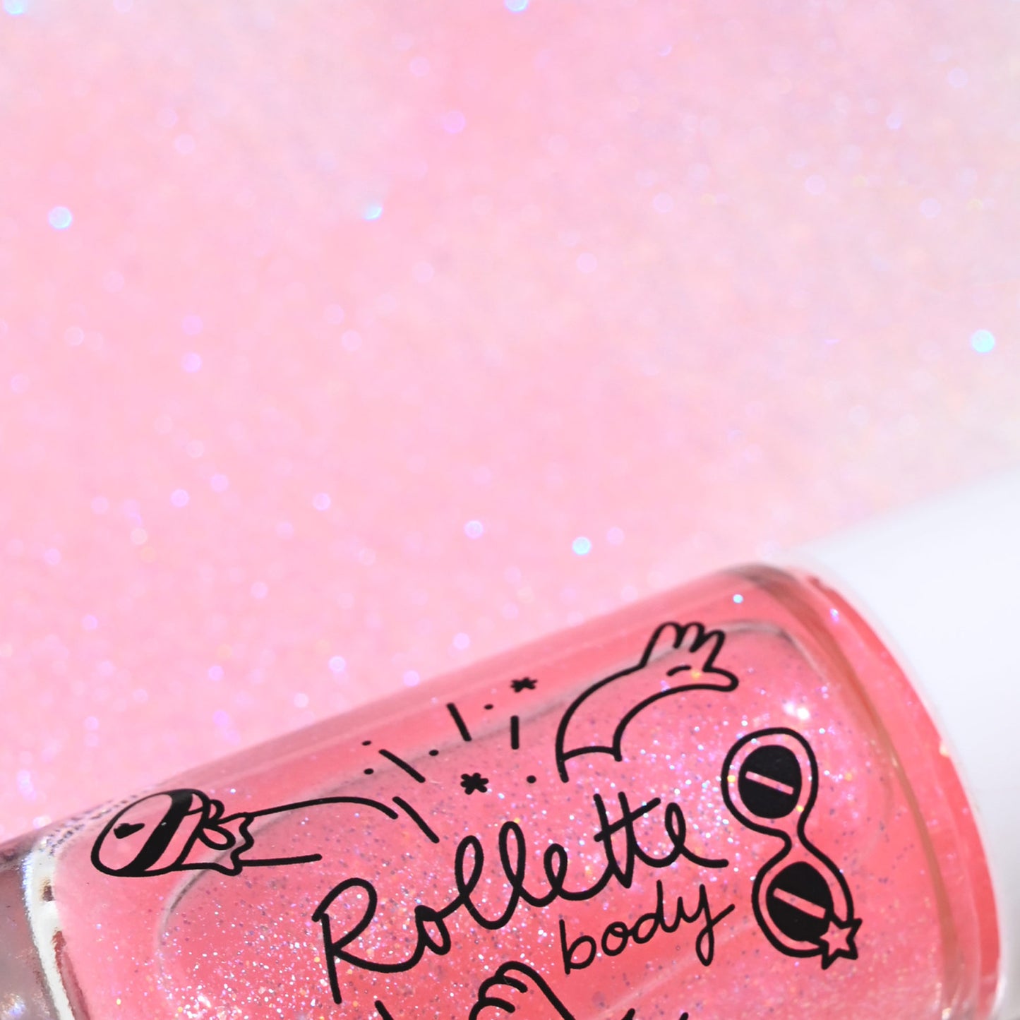 Gel Pailleté Corps Framboise
