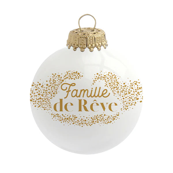 Boule de Noël - Famille de Rêve