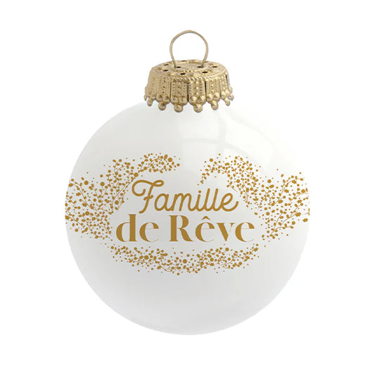 Boule de Noël - Famille de Rêve