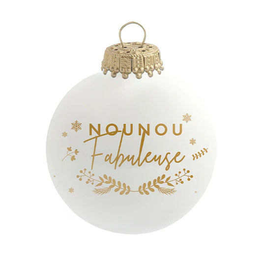 Boule de Noël - Nounou Fabuleuse