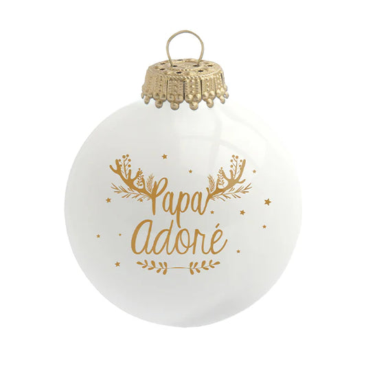 Boule de Noël - Papa Adoré