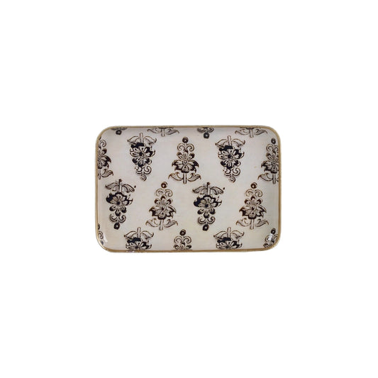 Plateau en métal rectangle Maison Lilo