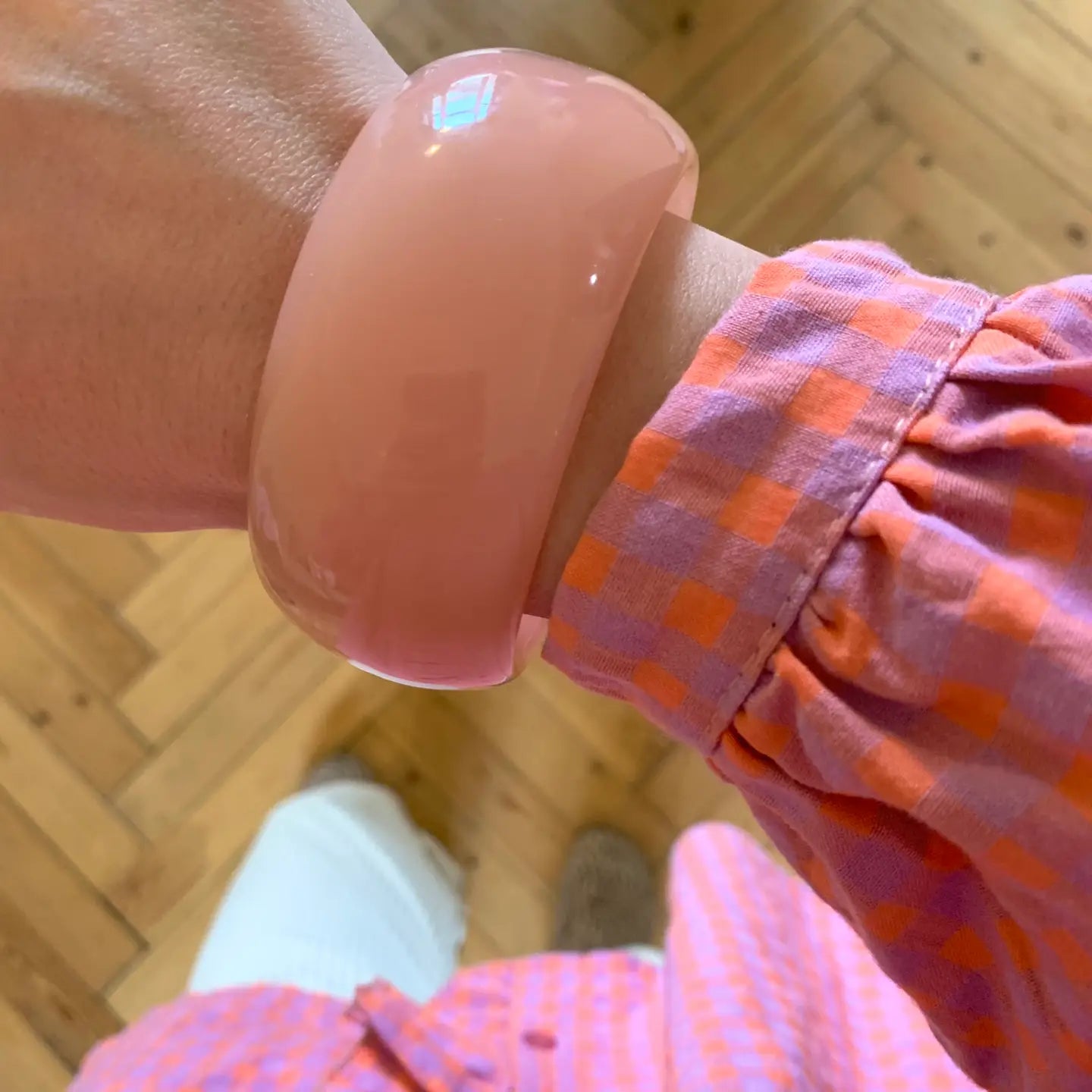 Jonc en Acétate de Cellulose - Rose