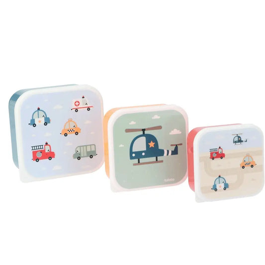 Lunch Box set - City cars