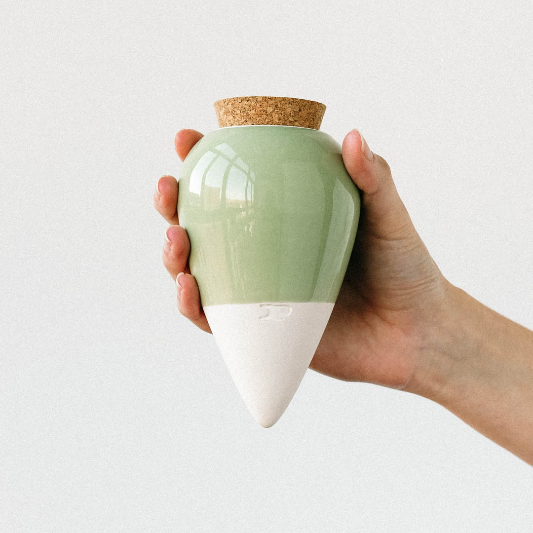 Olla - Vert & Blanc