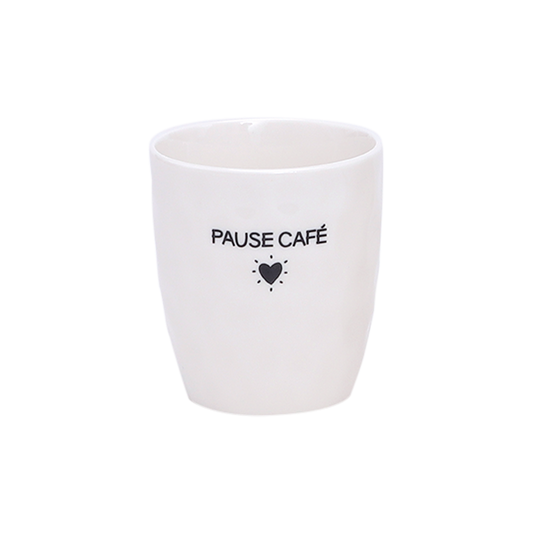 Tasses Blanches - Pause Café
