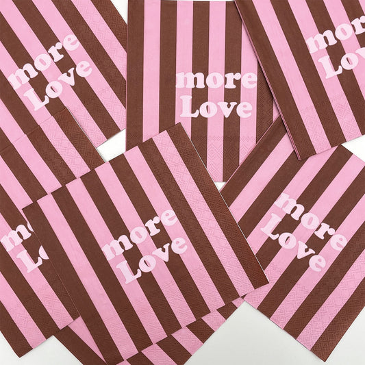 Serviette en Papier - More Love