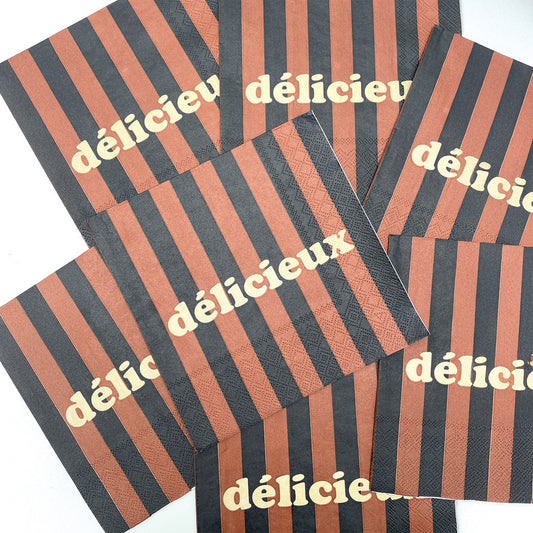 Serviette en Papier - Délicieux
