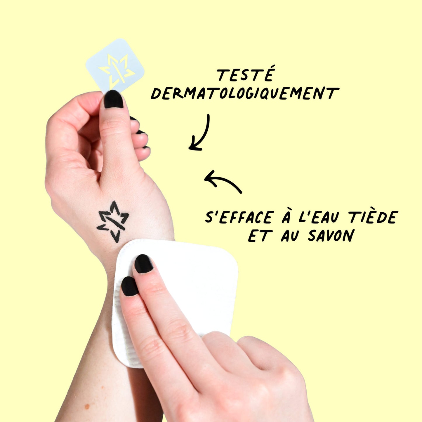 Feutre de Tatouage Temporaire - Noir