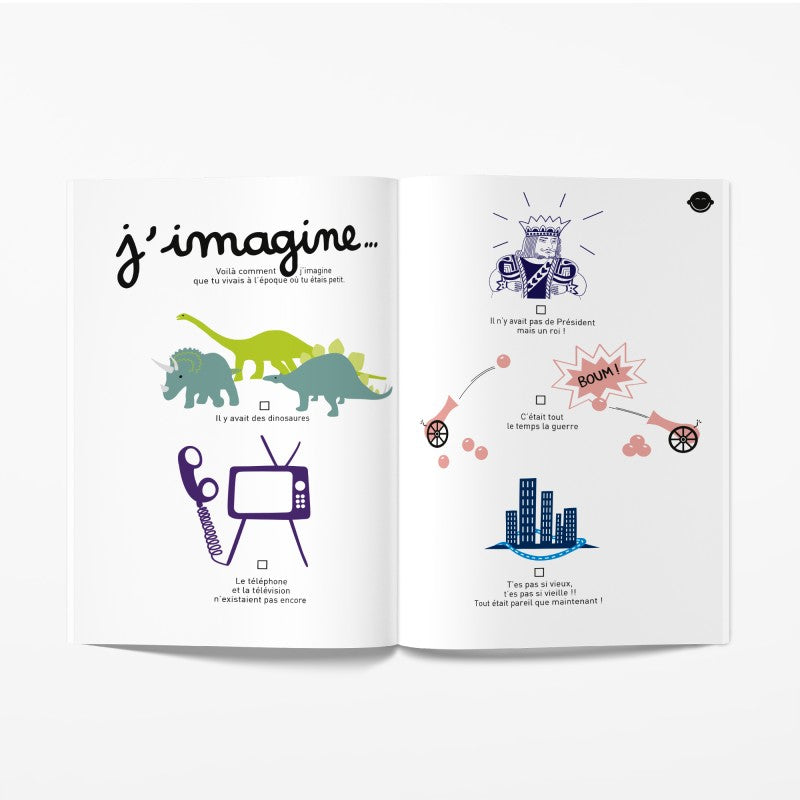 Livre à partager - Papi ou mamie et moi!