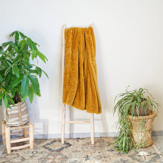 Plaids Super Moelleux - Curry