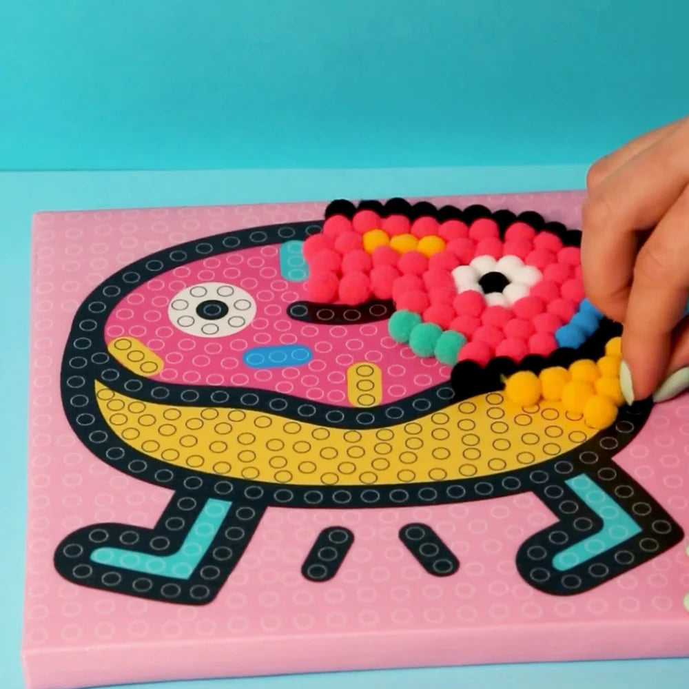 Pom Pom Art - Donut