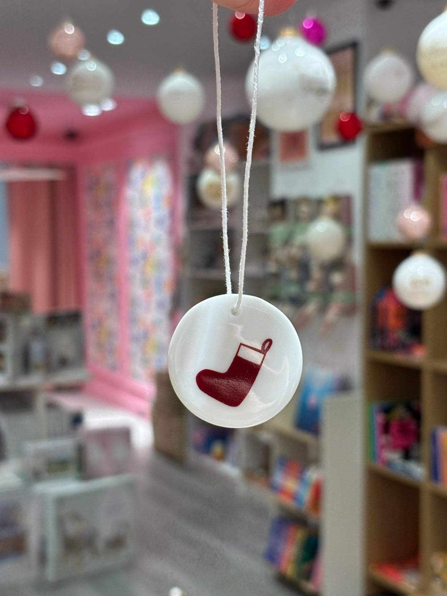 Pendentif en Porcelaine - Doux Messages