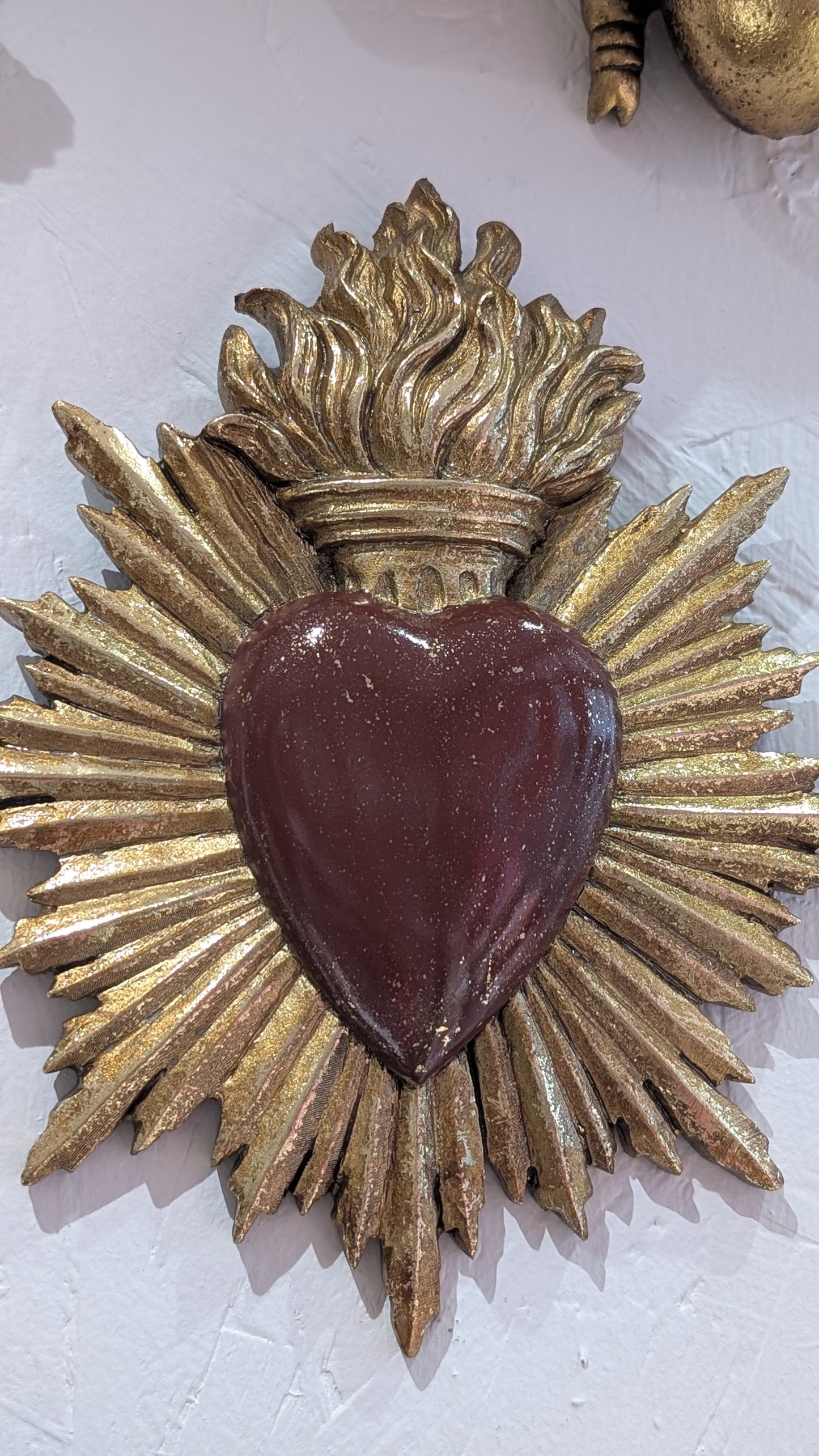 Décoration Murale - Ex-Voto Coeur Rouge