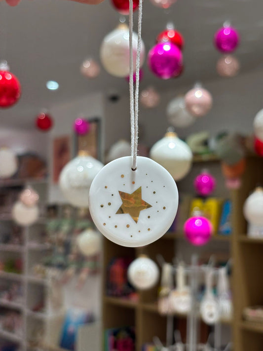 Pendentif en Porcelaine - Doux Messages