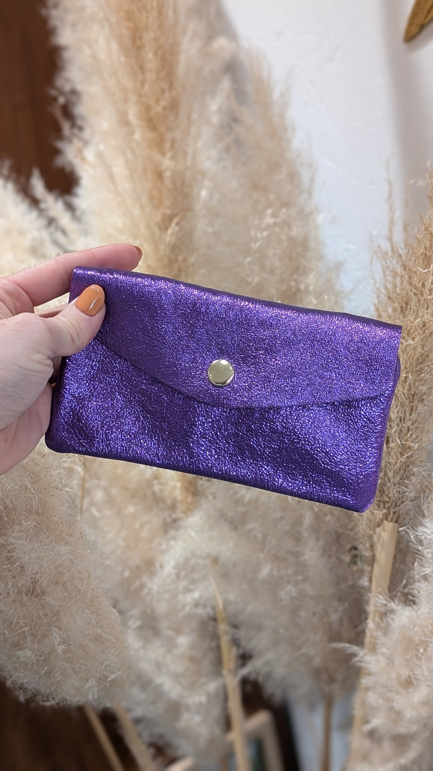 Pochette Twin en cuir