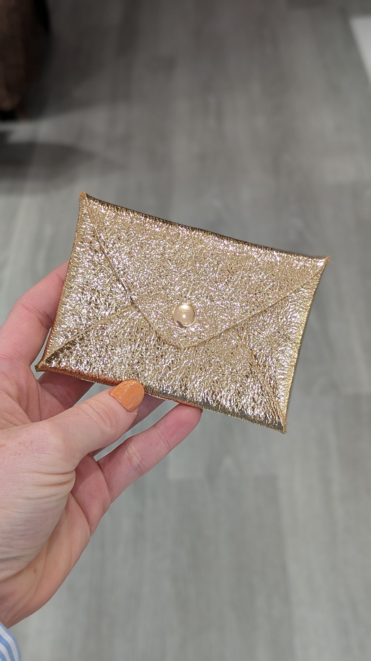 Pochette Origami cuir