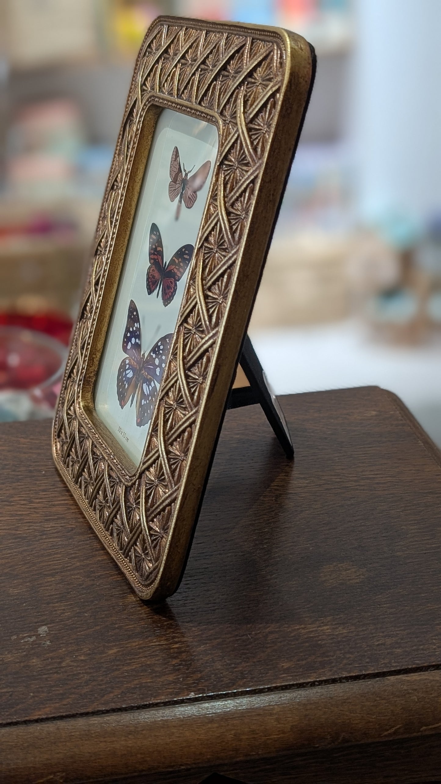 Cadre Orné - Croisillons Doré Vieilli