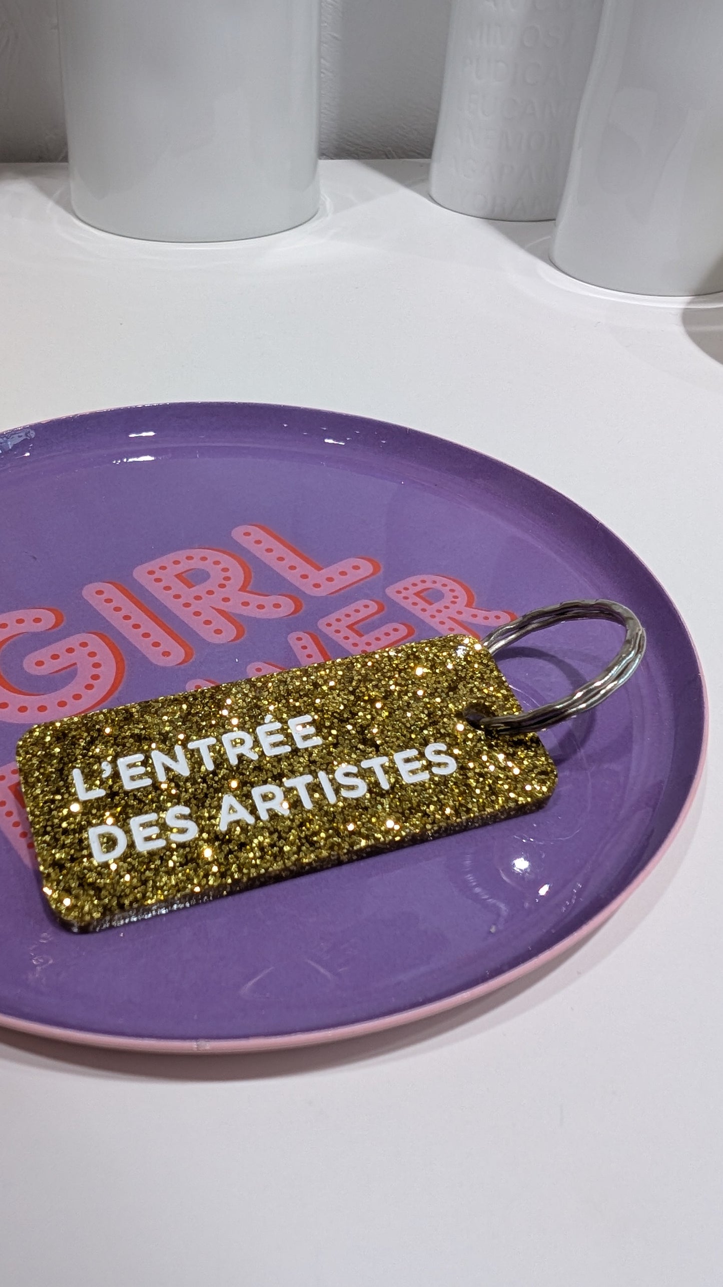 Porte-clés à Paillettes - L'Entrée des Artistes