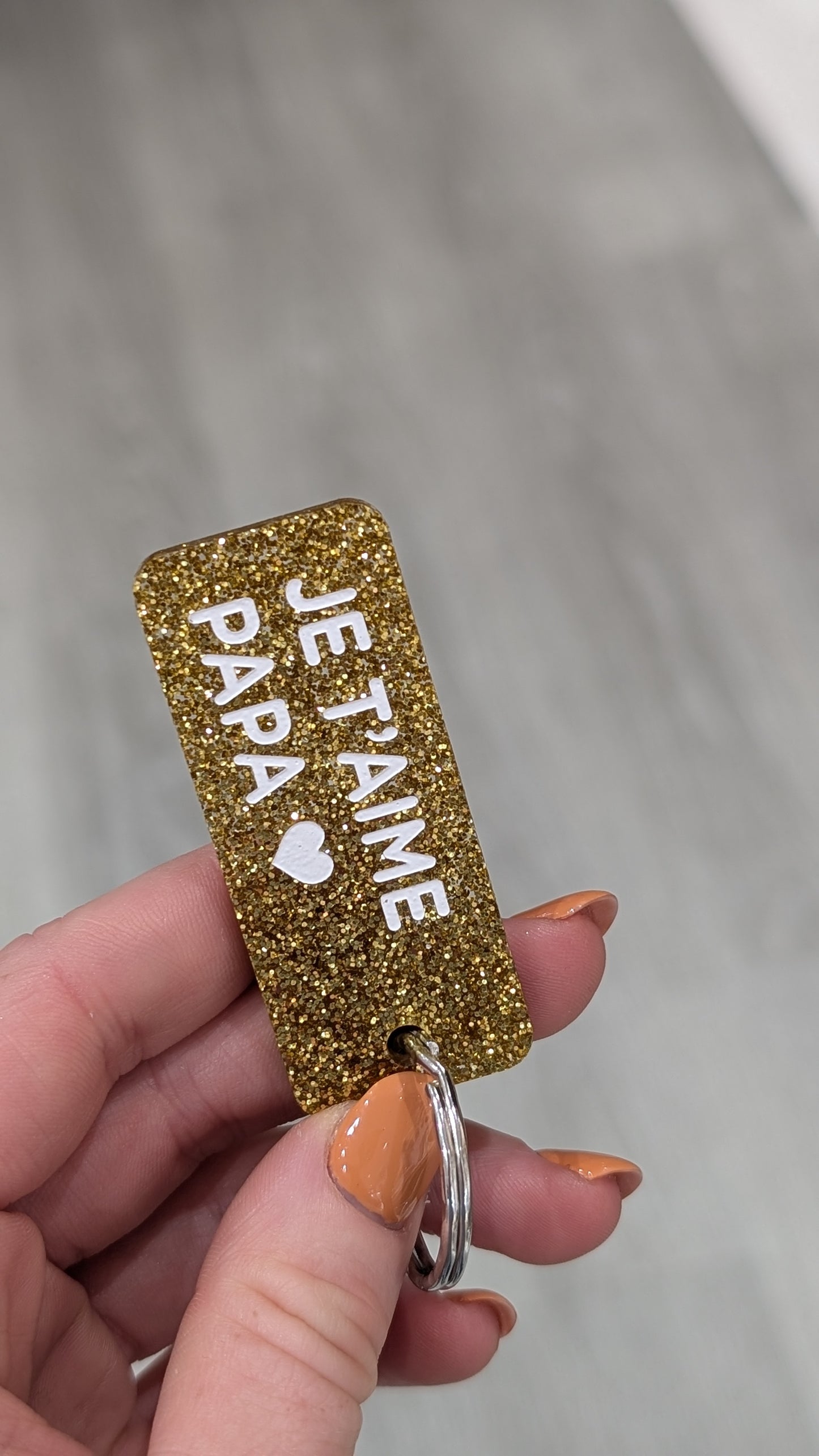 Porte-clés à Paillettes - Papa