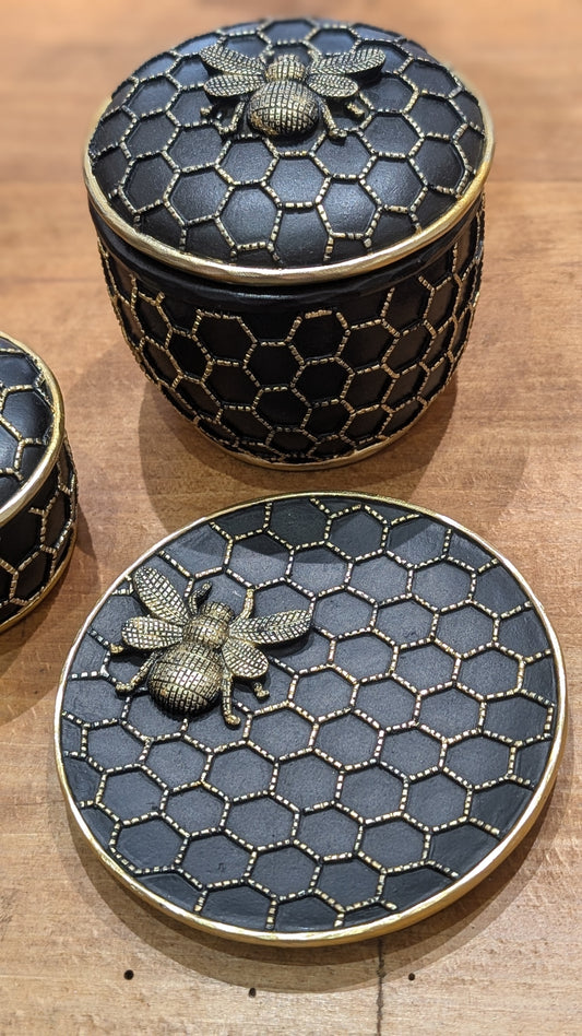 Coupelle Abeille - Noir