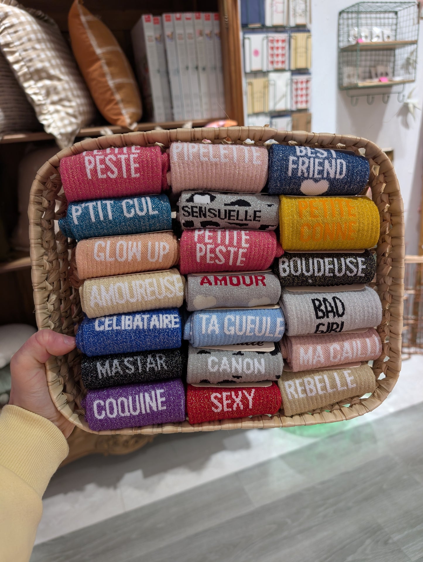 Chaussettes à paillettes – le petit cadeau qui fait sourire