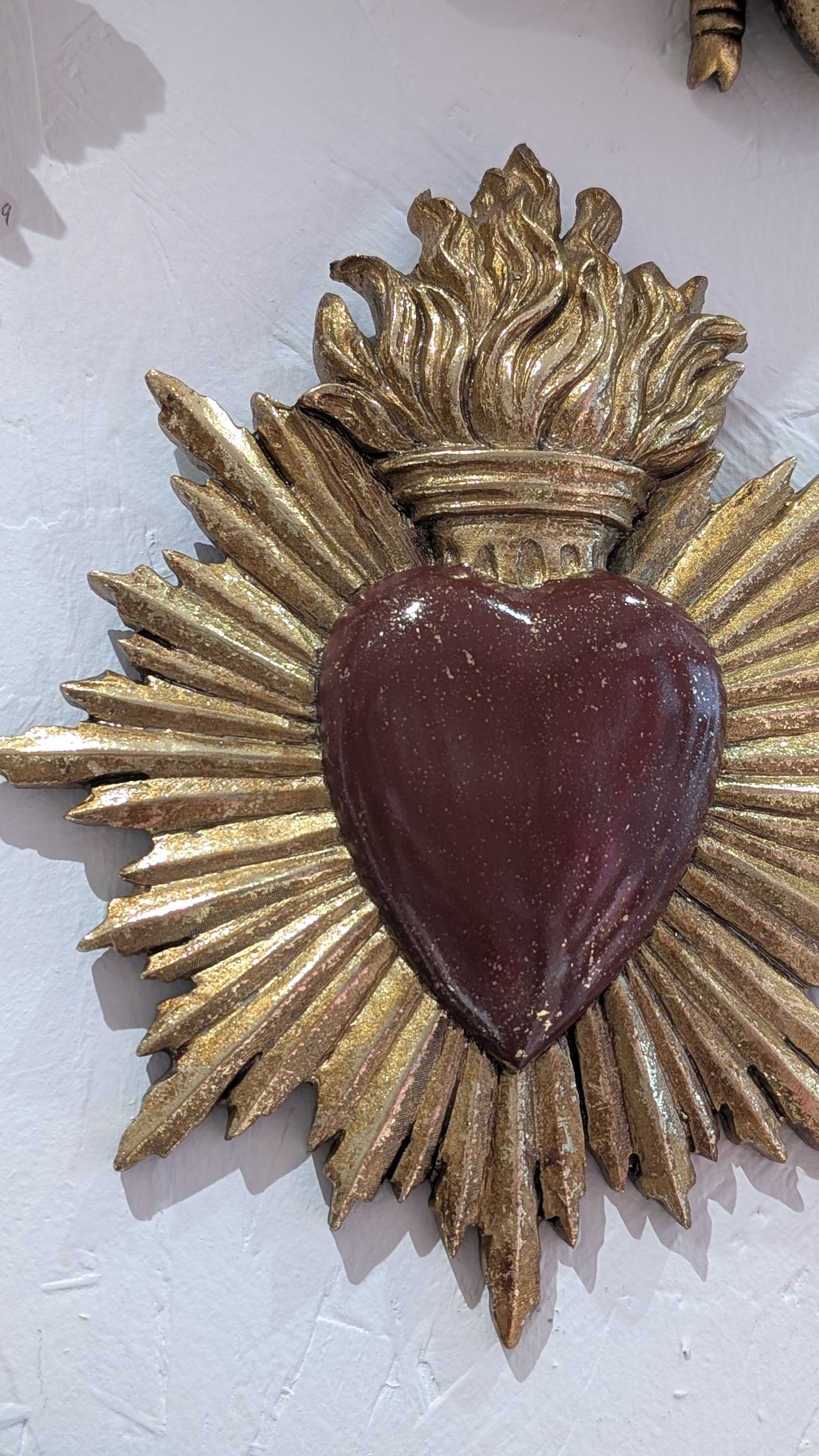 Décoration Murale - Ex-Voto Coeur Rouge