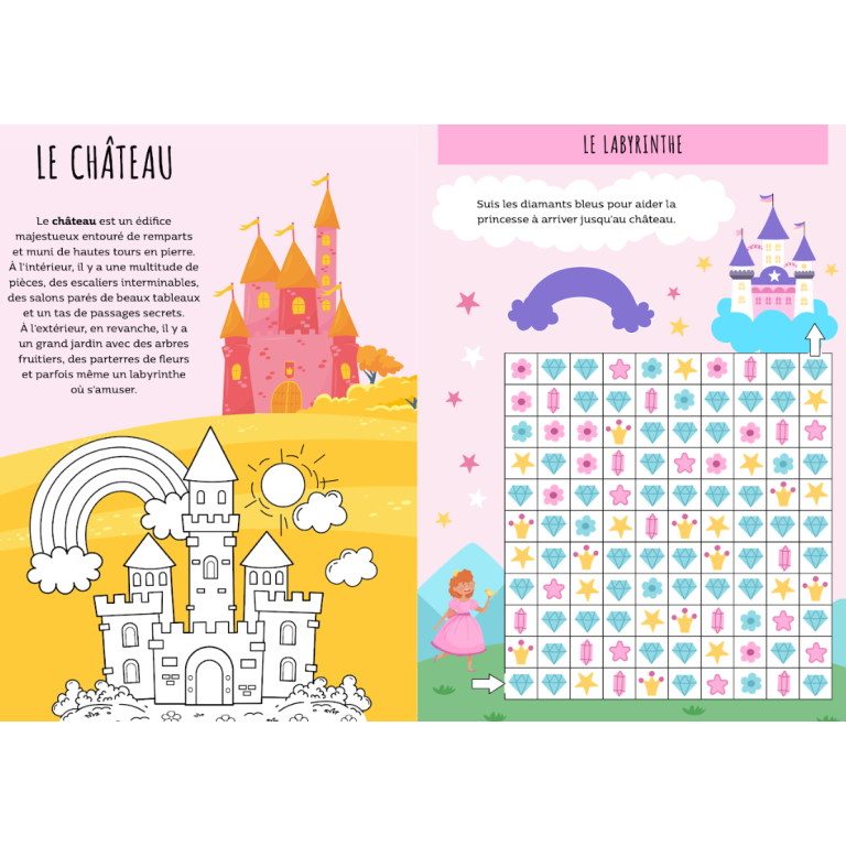 Stickers & Activités - Les Princesses