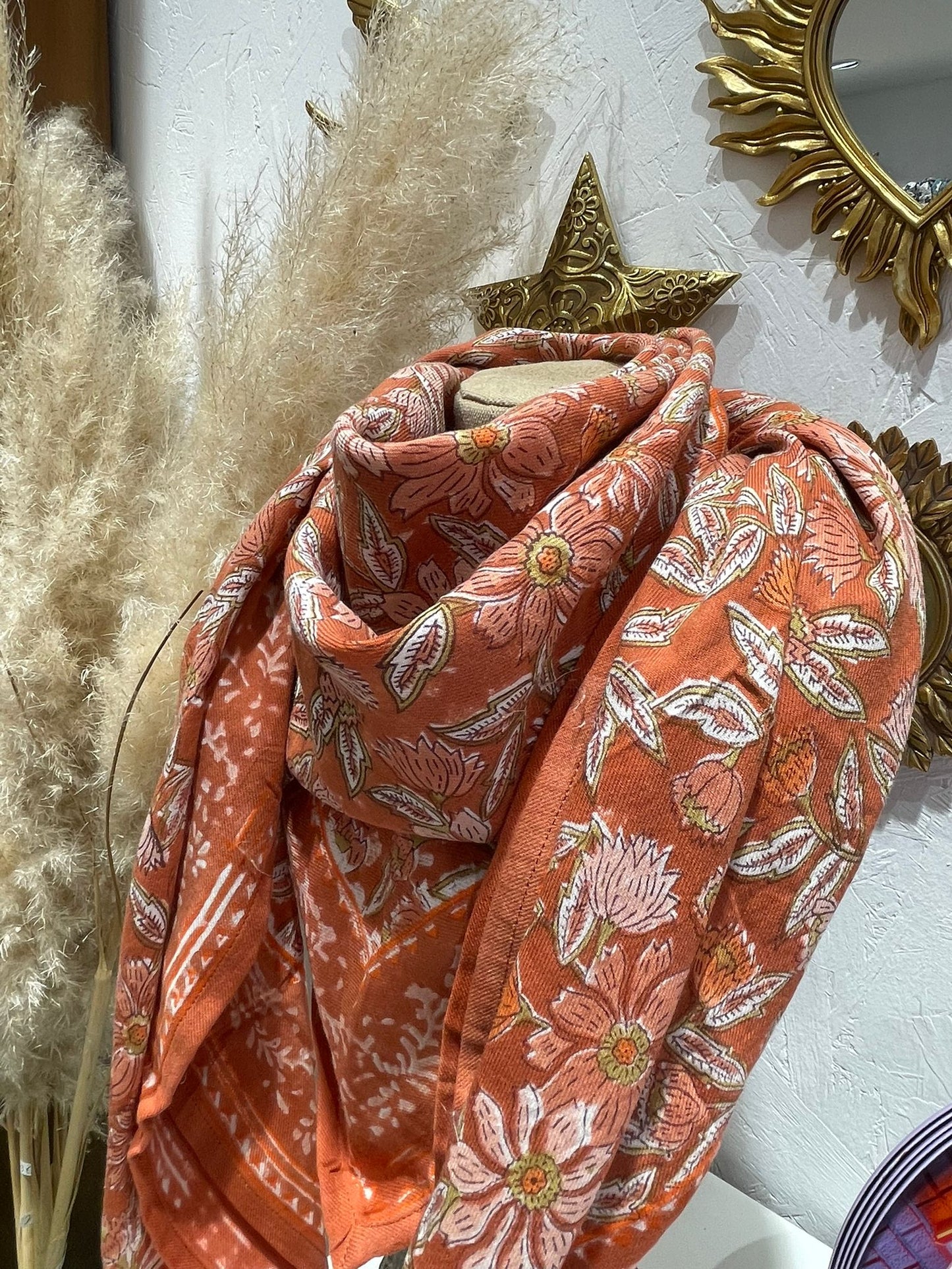 Foulard - Grand format - Orange
