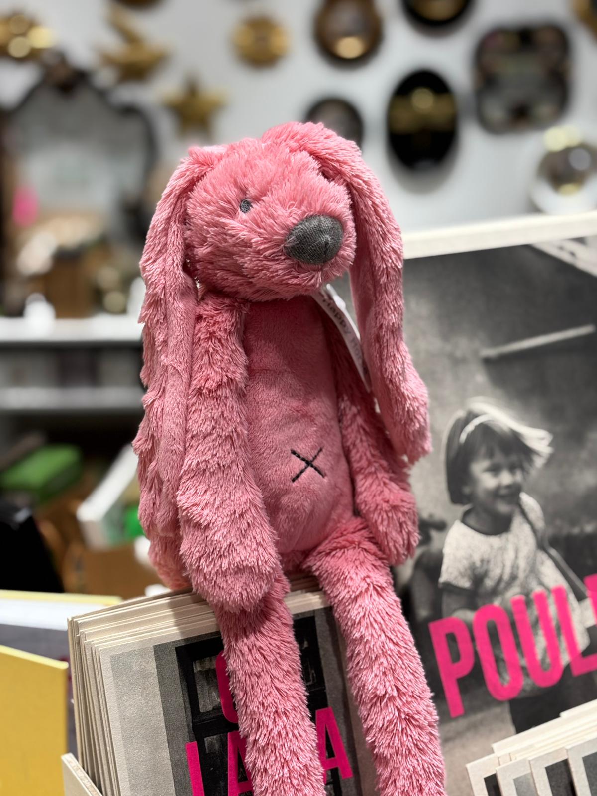 Doudou Lapin 38cm - Hot Pink