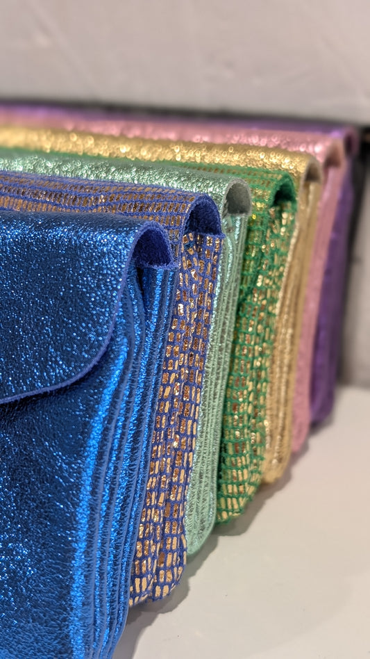 Pochette Twin en cuir