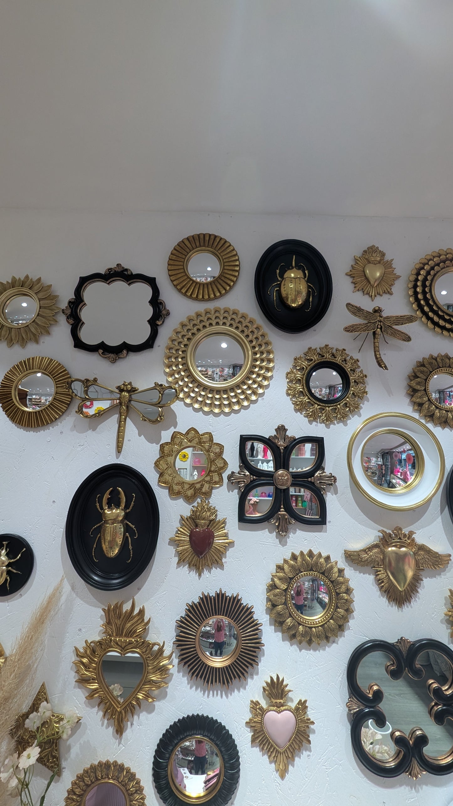 Miroir - Fleur Doré