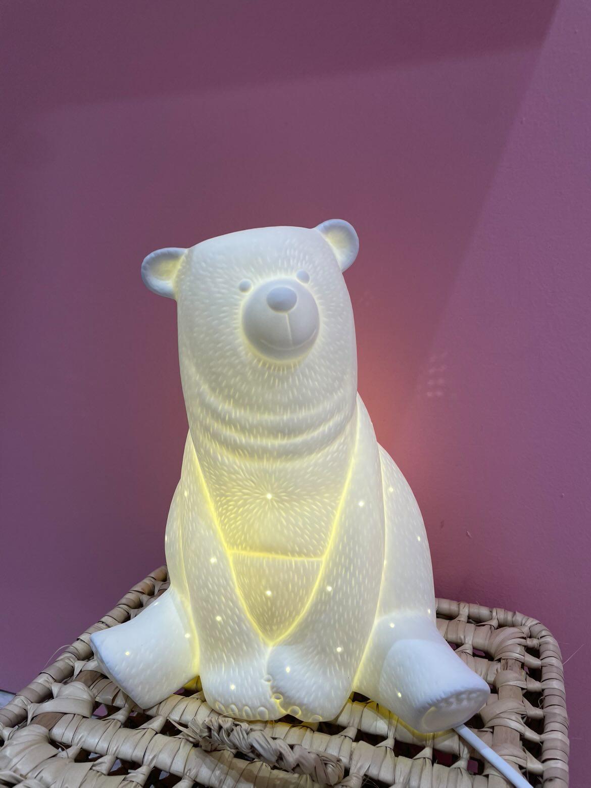 Lampe en porcelaine | Édition limitée - Ourson