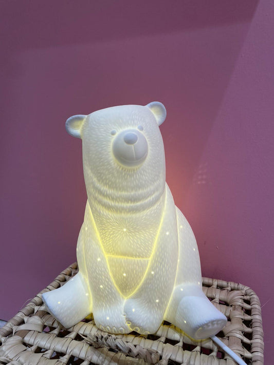 Lampe en porcelaine | Édition limitée - Ourson