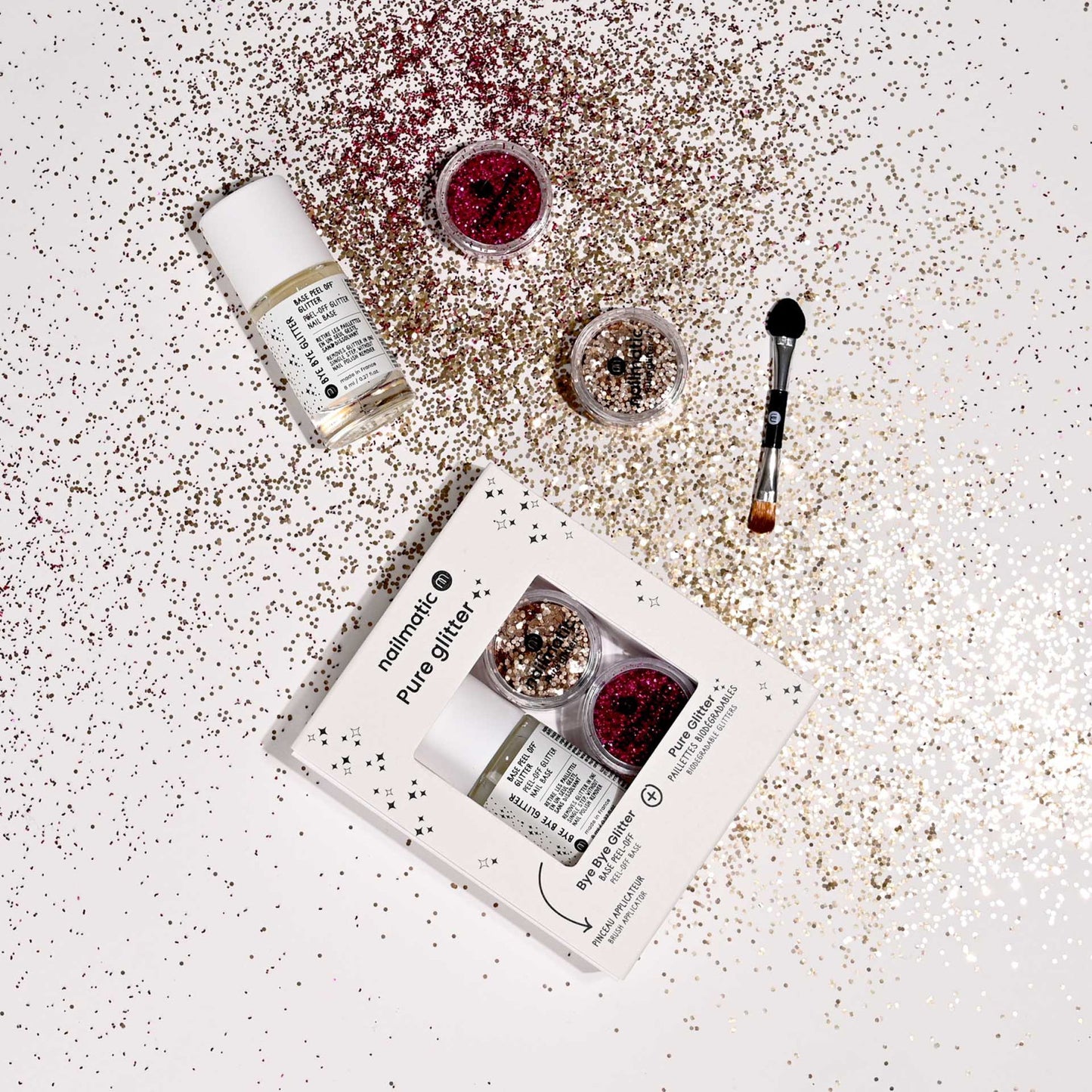Coffret Pure Glitter - Doré & Rose