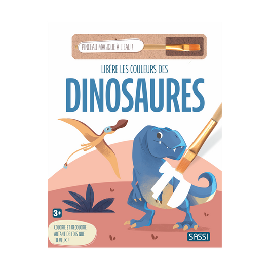 Livre Pinceau Magique - Les Dinosaures