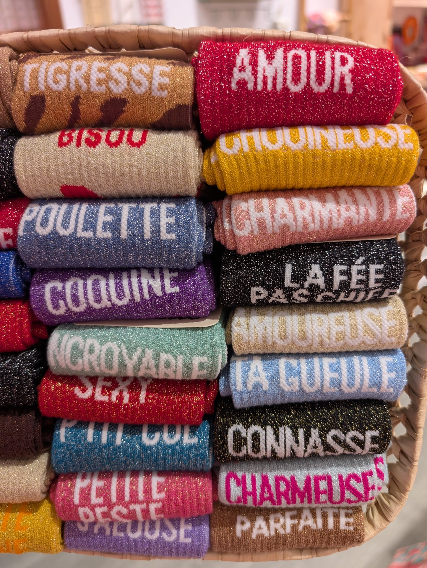 Chaussettes à paillettes – le petit cadeau qui fait sourire