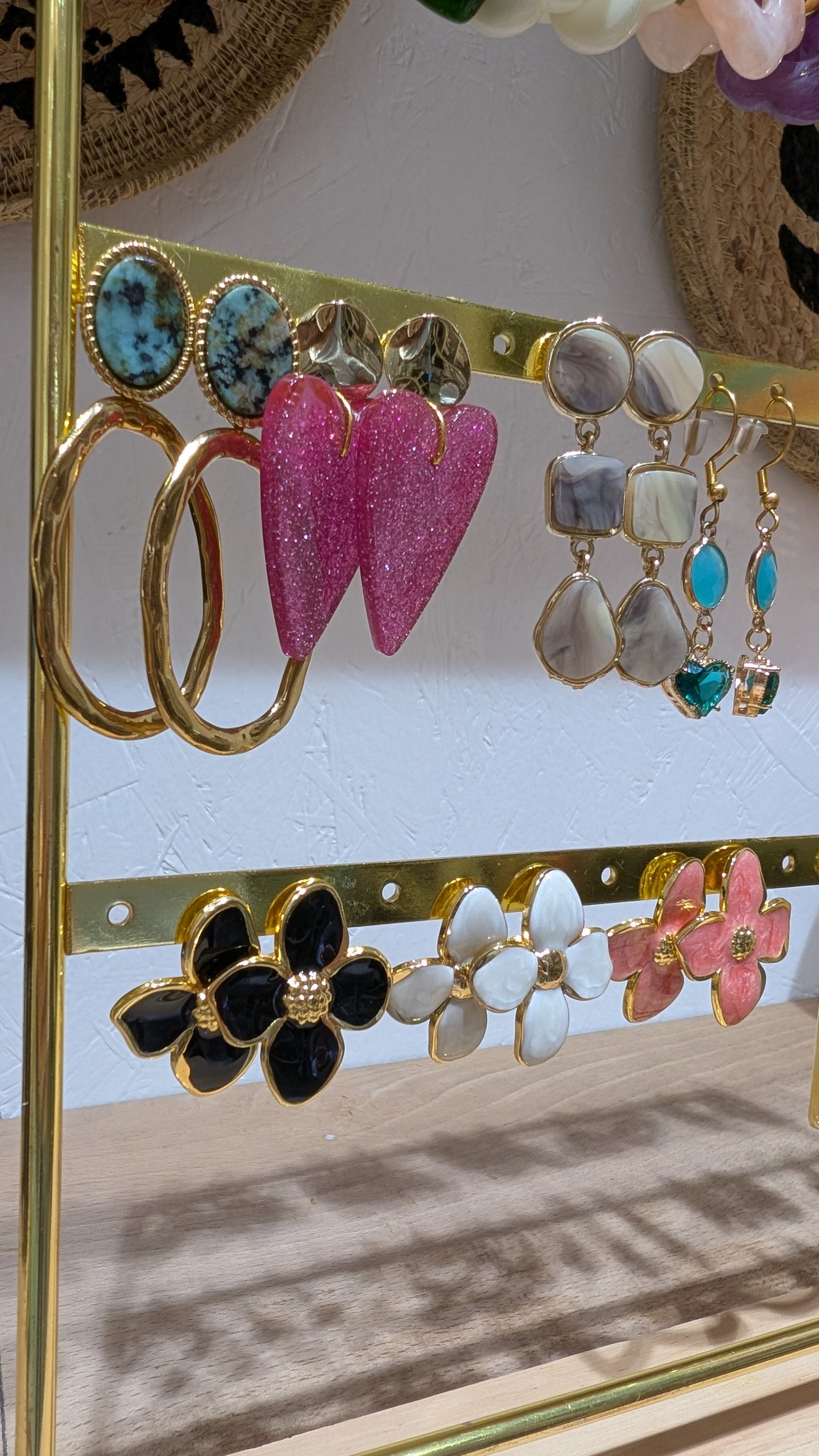 Boucles d’oreilles de couleur en acier inoxydable – Élégantes et résistantes