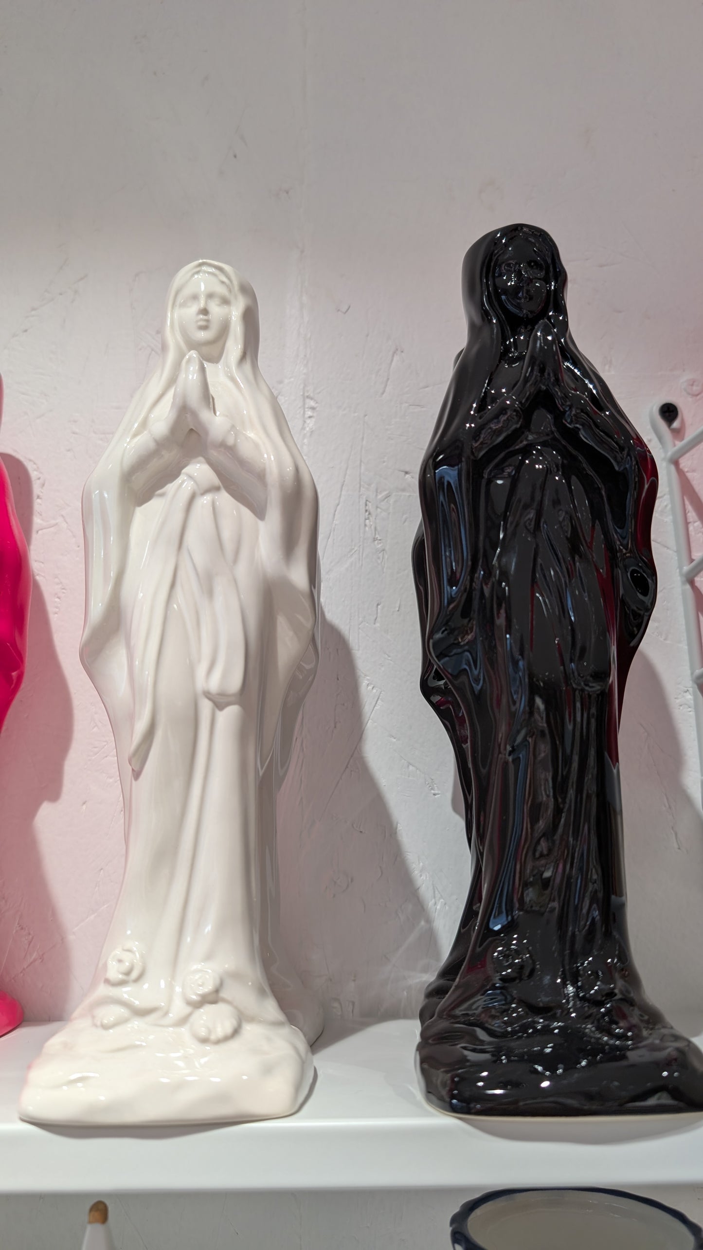 Bougeoirs Vierge - Noir