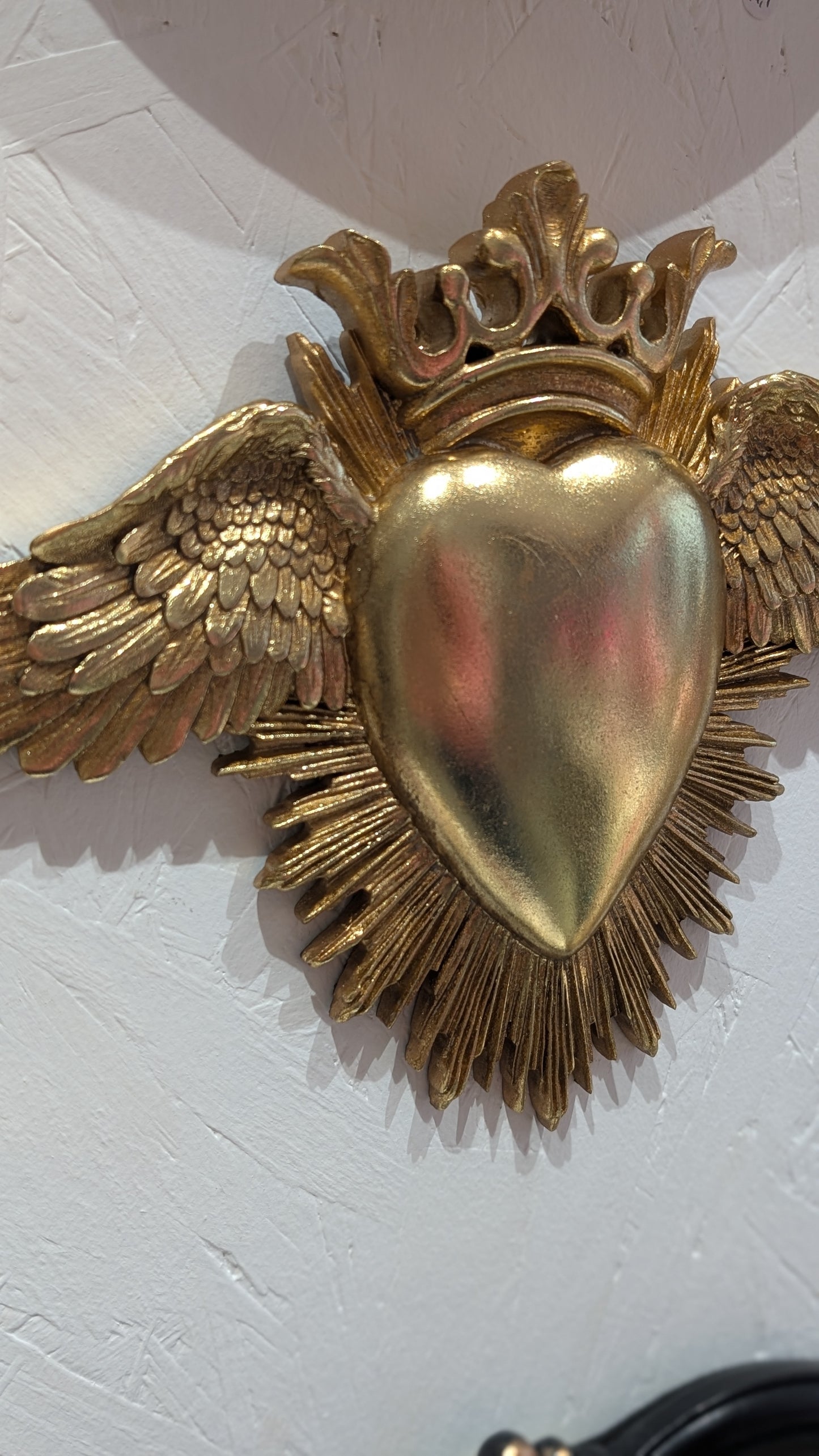 Décoration Murale - Ex-Voto Coeur Ailes